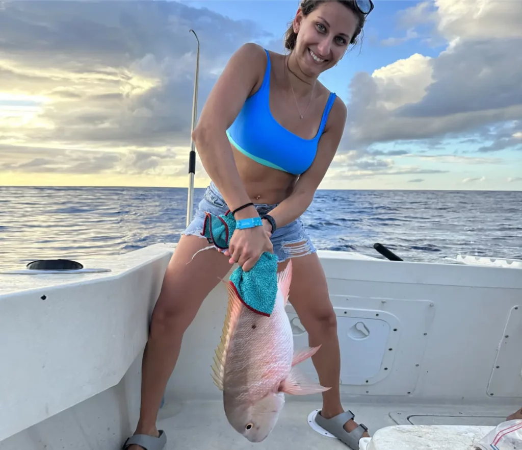 snapper caught nearshore in st thomas