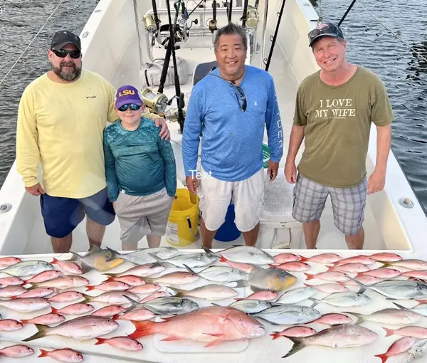 nearshore fishing charter catch