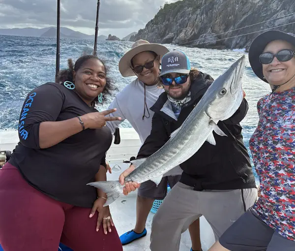 barracuda caught on nearshore fishing charter